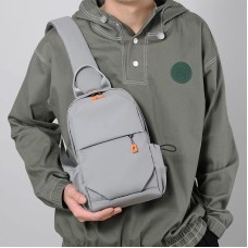 オックスフォード布のレジャーバックパック。シンプルで、イヤホンホール付き。男性用斜め掛けバッグ